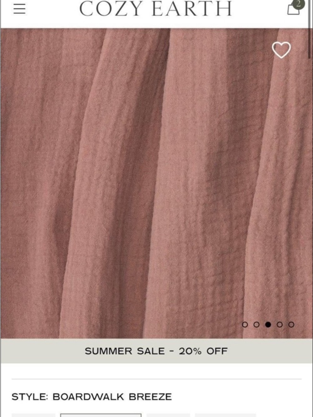 Cozy Earth Mauve V-Neck Sleeveless Tank Top - Picture 4 of 10